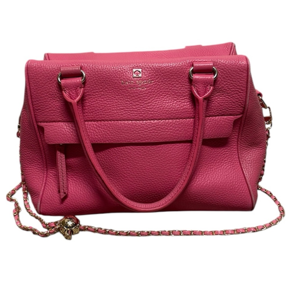 Kate Spade New York Hadlen Grant Park pink vintage crossbody 2 way purse bag EUC